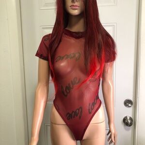 Red Body Suit